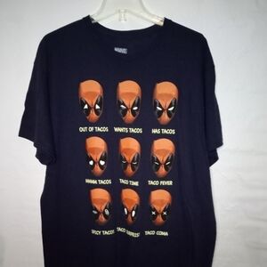 Marvel T-shirt, TACO theme, size XL, Blue, Pre_owned